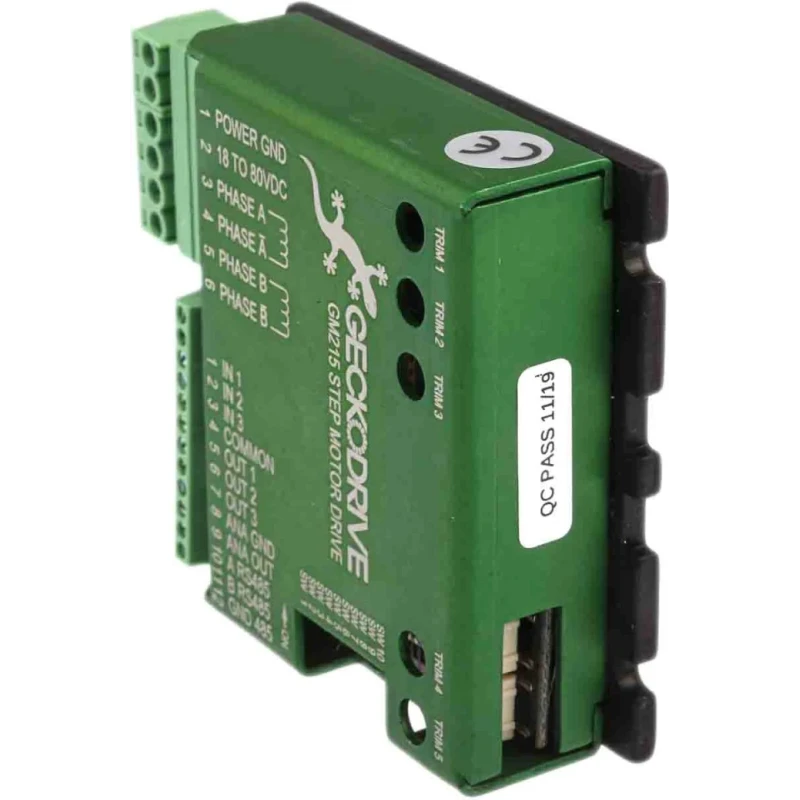 Geckodrive 7A Stepper Motor Controller with Motion Control Program and Step/Direction Drive Function GM215