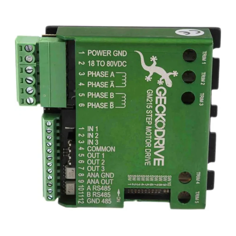 Geckodrive 7A Stepper Motor Controller with Motion Control Program and Step/Direction Drive Function GM215