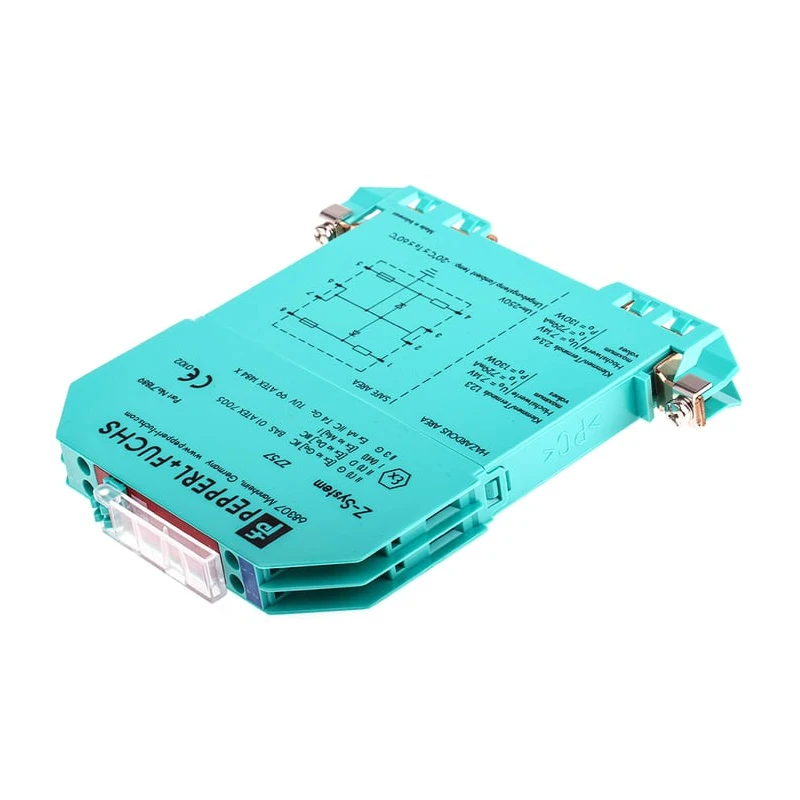 Pepperl + Fuchs 2 Channel Zener Barrier, ATEX Certified, DIN Rail Mount, 250V AC Supply Voltage Z757