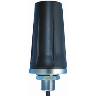 Mobilemark WiFi Antenna Through Hole/Bolted Mount SMA Connector 3in 750MHz-2700MHz 5dBi Gain RMM-UMB-3C-BLK-12