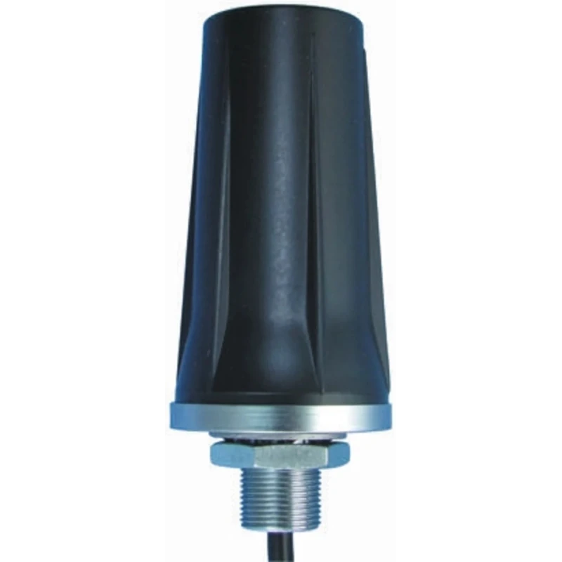 Mobilemark WiFi Antenna Through Hole/Bolted Mount SMA Connector 3in 750MHz-2700MHz 5dBi Gain RMM-UMB-3C-BLK-12