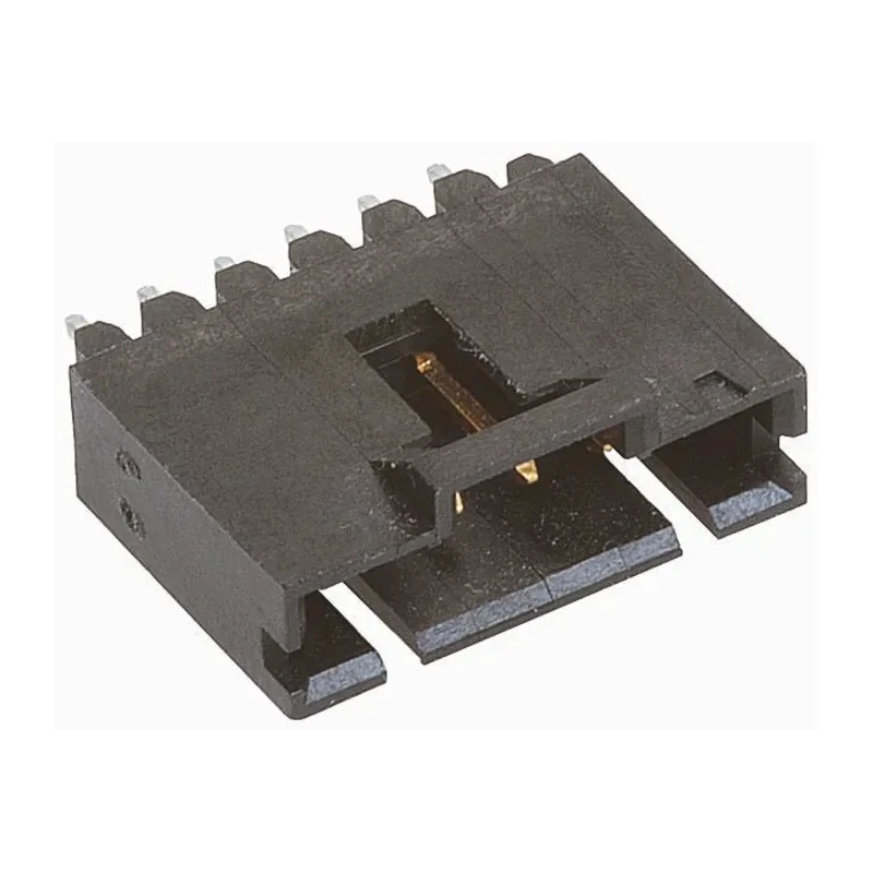 TE Connectivity AMPMODU MTE Series Straight Through Hole PCB Header, 7 Contact(s), 2.54 mm Pitch, 1 Row, Shrouded 5-103735-6