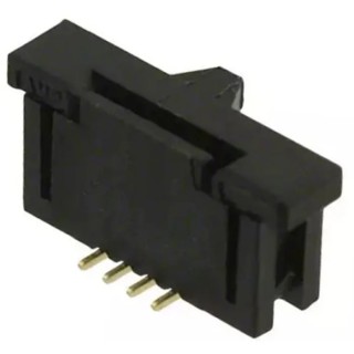 TE Connectivity FPC 1 mm Pitch 4 Way Straight Female FPC Connector, Solder 1734248-4