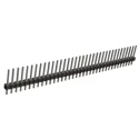 TE Connectivity AMPMODU MOD II Series Straight Through Hole Pin Header, 40 Contact, 2.54 mm Pitch, 1 Row 9-146285-0