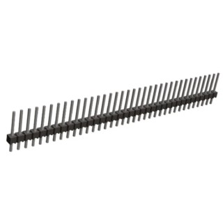 TE Connectivity AMPMODU MOD II Series Straight Through Hole Pin Header, 40 Contact, 2.54 mm Pitch, 1 Row 9-146285-0