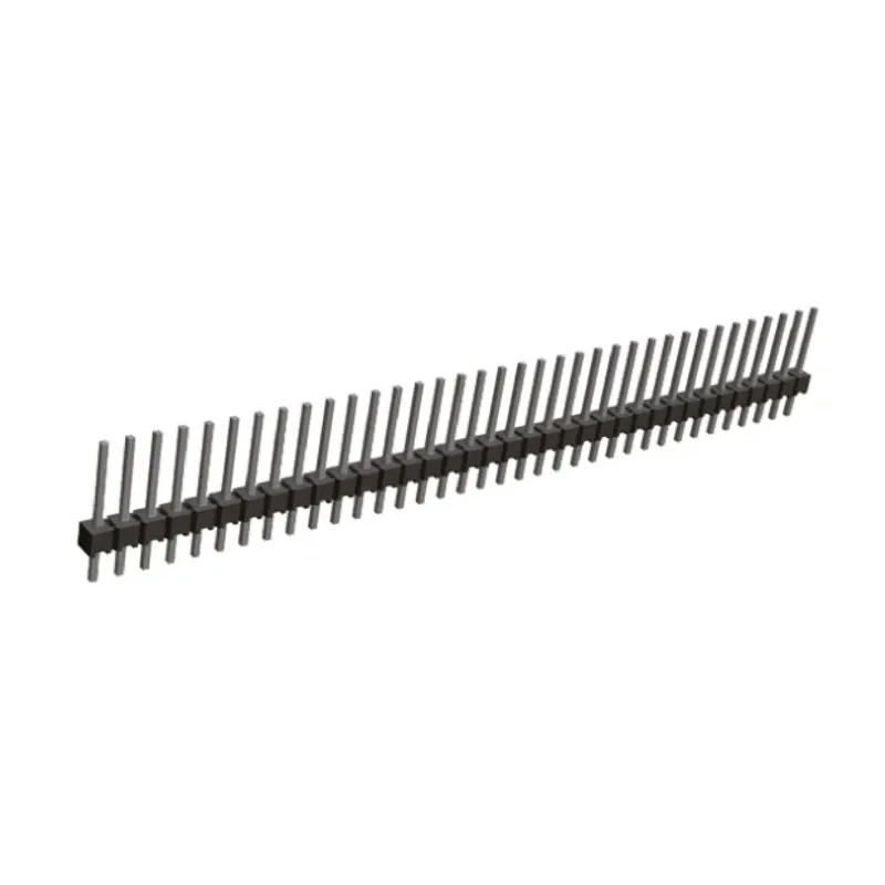 TE Connectivity AMPMODU MOD II Series Straight Through Hole Pin Header, 40 Contact, 2.54 mm Pitch, 1 Row 9-146285-0