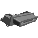 TE Connectivity CHAMP 050 Series Right Angle Through Hole PCB Socket 50-Contact 1 Row 1.27 mm Pitch 250V 1734037-5