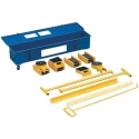 STEERMAN Foldable Dolly with 20 t Load Capacity, Open Square Deck, Model 4300006210