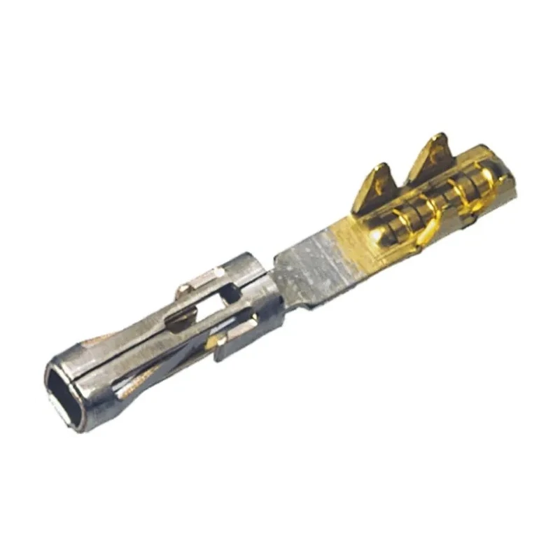 TE Connectivity FFC Series Female Crimp Terminal, 2A Current, 22-32 AWG Wire Range, Gold-Plated Phosphor Bronze 2-487406-3
