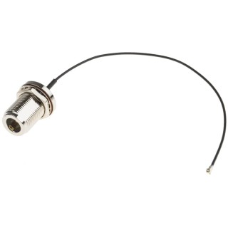RS PRO 200 mm RF Coaxial Cable 50 Ω Black Terminated 250V 1.37mm Diameter 794-2853