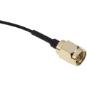 RS PRO RF Coaxial Coaxial Cable 50 Ω, Black, Terminated, 150 mm Length 250V 1.37mm Diameter 794-2923