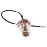 RS PRO Coaxial Cable Male FME to Male UFL 100 mm 50 Ω 3 GHz Black Jacket 794-2936