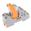 Phoenix Contact Interface Relay DIN Rail Mount 4PDT, 24V DC Coil, 5mA Switching Current 2903308