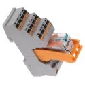Phoenix Contact Interface Relay DIN Rail Mount 4PDT, 24V DC Coil, 5mA Switching Current 2903308