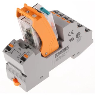 Phoenix Contact DIN Rail Interface Relay 24V dc Coil, 5mA Switching Current, DPDT 2903315