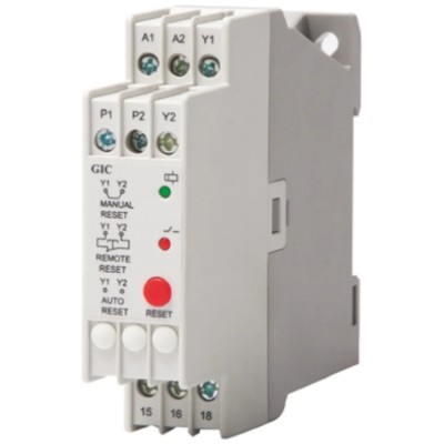 GIC 3 Phase Monitoring Relay, DPDT Contact, DIN Rail Mount, 24 V dc, IP20/IP40, PD225 MJ93BK