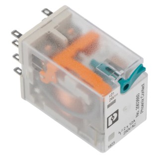 PHOENIX CONTACT PCB Relay 24V DC Coil 5mA Switching Current DPDT 2903660