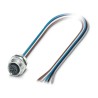 Phoenix Contact Sensor Actuator Cable Female 5 Way Straight to 5 Way Unterminated 0.5 m 1699863
