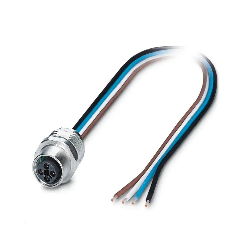 Phoenix Contact Female 4 Way Straight to 4 Way Unterminated Sensor Actuator Cable 0.5 m 1424138