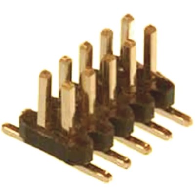Amphenol Communications Solutions Minitek127 Series Straight Surface Pin Header, 8 Contacts, 1.27 mm Pitch, 2 Row Minitek127
