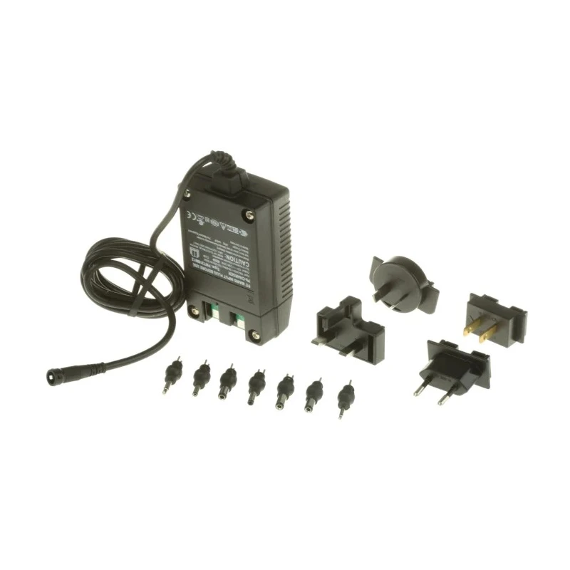Friwo High Tech Lead Acid Battery Charger 12V, 2A, 24W, 3 Charge Stages, EU US Japan UK Plug 793-4332