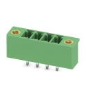 Phoenix Contact MCV 1.5/4-GF-3.81-LR Series Pluggable Terminal Block, 4-Contact, 3.81 mm Pitch, 8A Current 1818203