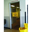 Rubbermaid Commercial Products Hazard Warning Sign Closed for Cleaning Yellow Legend 1.12m Width 330mm Height FG9S1600YEL