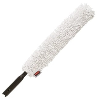Rubbermaid Commercial Products White Microfibre Duster FGQ85200WH00 725mm Length Effective Dust Cleaning