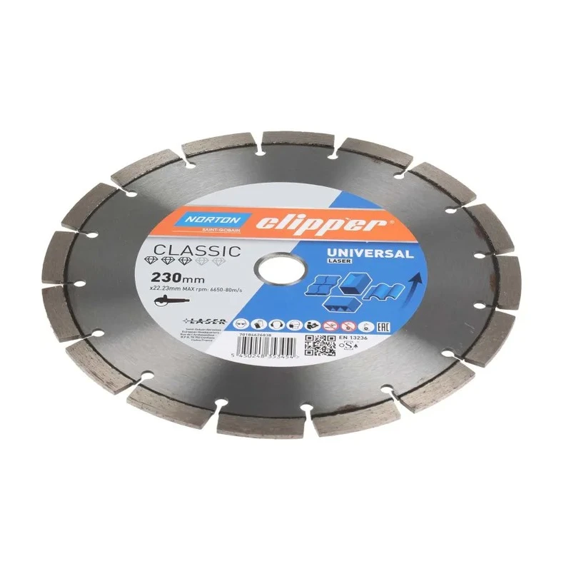 Norton Diamond Abrasive Cutting Disc, 230 mm Diameter, Coarse Grade 70184626838