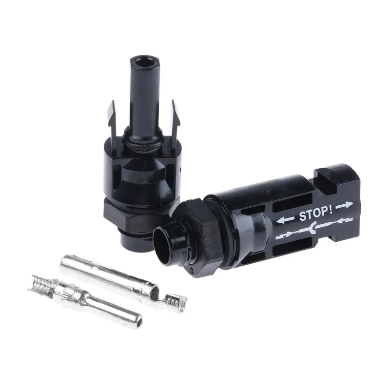 Staubli PV Series Female Panel MC4 Connector Cable CSA 1.5mm² 2.5mm² Voltage 1kV Current 22.5A 32.0076P0001+32.0077P0001