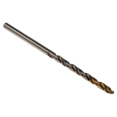 Dormer High Speed Steel Titanium Nitride Coated 65mm Overall 3.1mm Shank Diameter 5-Piece Drill Bit Set A0023.1