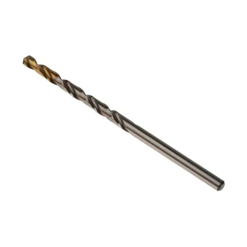 Dormer High Speed Steel Titanium Nitride Coated 65mm Overall 3.1mm Shank Diameter 5-Piece Drill Bit Set A0023.1
