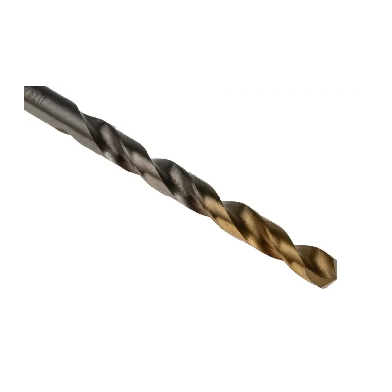 Dormer High Speed Steel Titanium Nitride Coated Drill Bit Set 4 Flutes 4.7mm Shank, 80mm Overall Length, 5 Pieces A0024.7