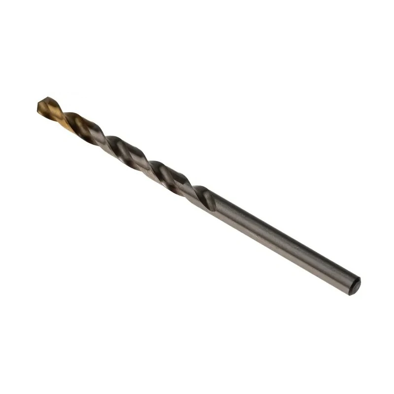 Dormer High Speed Steel Titanium Nitride Coated Jobber Drill Bit, 4mm Shank Size, 75mm Overall Length A0024.0
