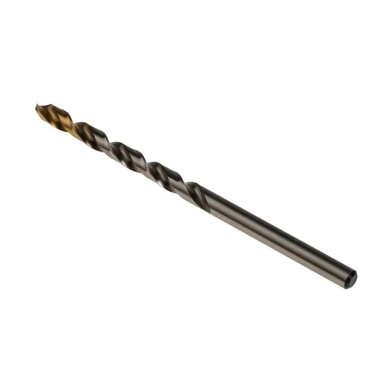 Dormer High Speed Steel Tin 3.9mm Shank Diameter, 75mm Overall Length, Titanium Nitride Coated Drill Bit Set A0023.9