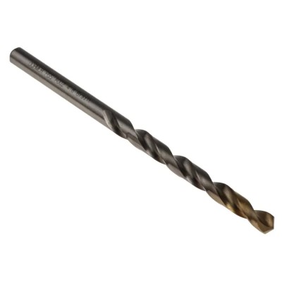 Dormer High Speed Steel Titanium Nitride Coated Industrial Drill Bit Set 4 Flutes 4.8mm Shank 86mm Overall Length 5 A0024.8