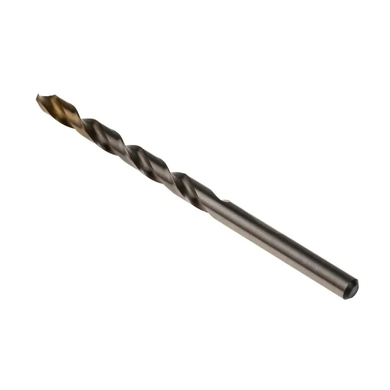 Dormer High Speed Steel Titanium Nitride Coated Industrial Drill Bit Set 4 Flutes 4.8mm Shank 86mm Overall Length 5 A0024.8