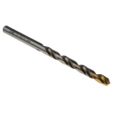 Dormer High Speed Steel Tin Drill Bit 6.3mm Diameter, 101mm Overall Length, 4-Flute Helical, 5 Pieces A0026.3
