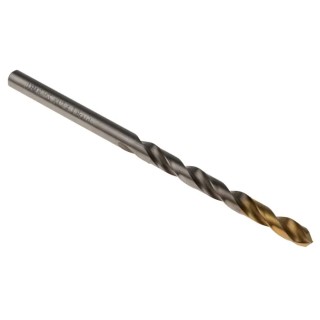 Dormer High Speed Steel Titanium Nitride Coated Drill Bit 4 Flutes 80mm Overall Length 4.3mm Shank A0024.3