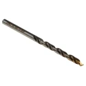 Dormer High Speed Steel Tin Drill Bit 4.6mm Shank, Titanium Nitride Coated, 80mm Overall Length, 118° Point Angle A0024.6