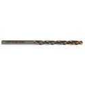Dormer High Speed Steel Tin Drill Bit 4.6mm Shank, Titanium Nitride Coated, 80mm Overall Length, 118° Point Angle A0024.6