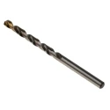 Dormer High Speed Steel Tin Drill Bit 4.6mm Shank, Titanium Nitride Coated, 80mm Overall Length, 118° Point Angle A0024.6