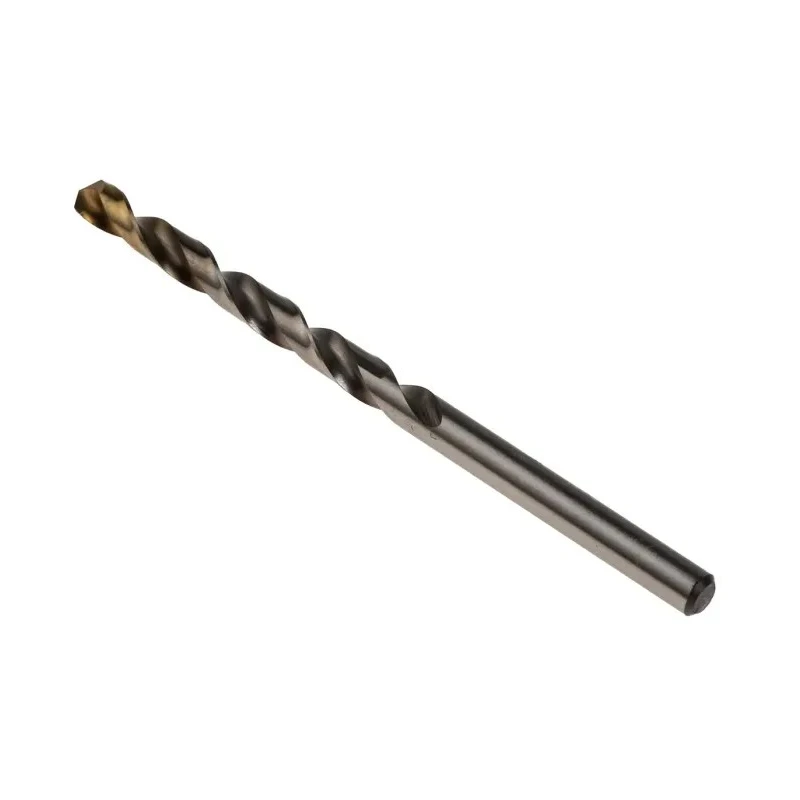 Dormer High Speed Steel Tin Drill Bit 4.6mm Shank, Titanium Nitride Coated, 80mm Overall Length, 118° Point Angle A0024.6