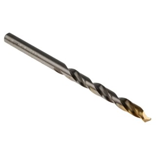 Dormer High Speed Steel Titanium Nitride Coated Jobber Drill Bit Set, 5 Pieces, 5.8mm Shank, 93mm Overall Length A0025.8