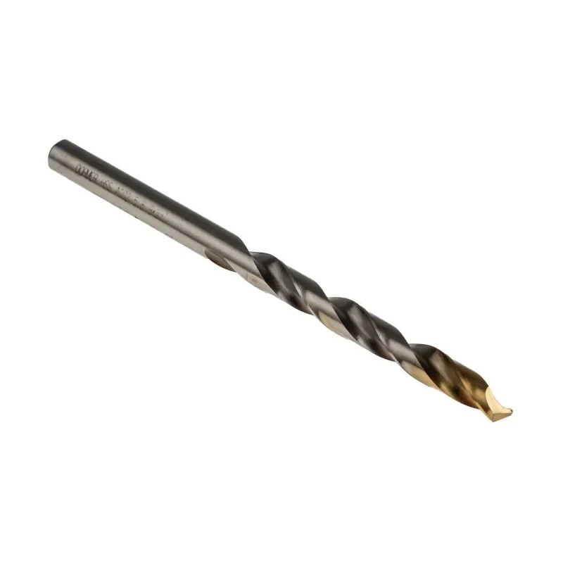 Dormer High Speed Steel Titanium Nitride Coated Jobber Drill Bit Set, 5 Pieces, 5.8mm Shank, 93mm Overall Length A0025.8