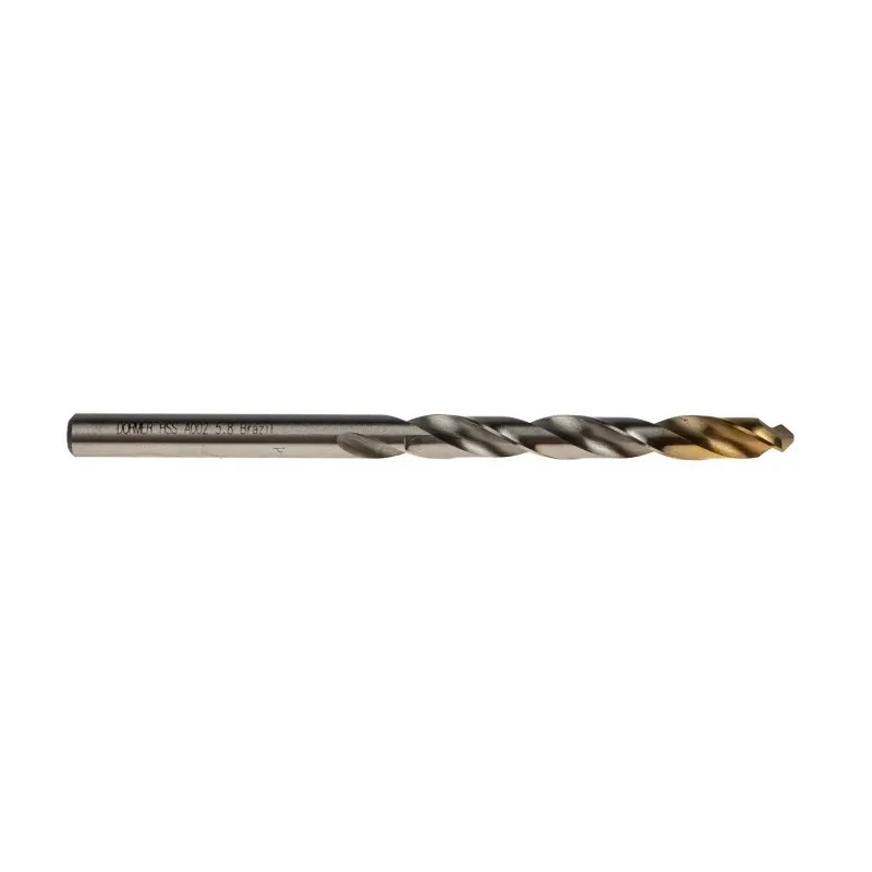 Dormer High Speed Steel Titanium Nitride Coated Jobber Drill Bit Set, 5 Pieces, 5.8mm Shank, 93mm Overall Length A0025.8