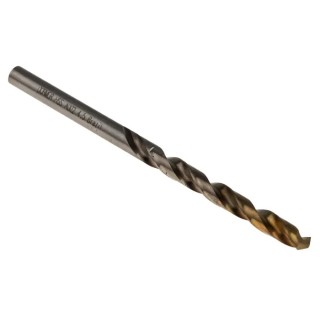 Dormer High Speed Steel Titanium Nitride Coated Jobber Drill Bit 4.5mm Diameter 80mm Overall Length A0024.5