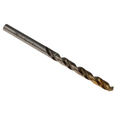 Dormer High Speed Steel Titanium Nitride Coated Jobber Drill Bit 4.5mm Diameter 80mm Overall Length A0024.5