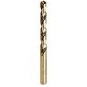 Dormer Professional HSCo Cobalt Steel Jobber Drill Bit 4.2mm Shank, 75mm Overall Length, Bronze Finish A7774.2