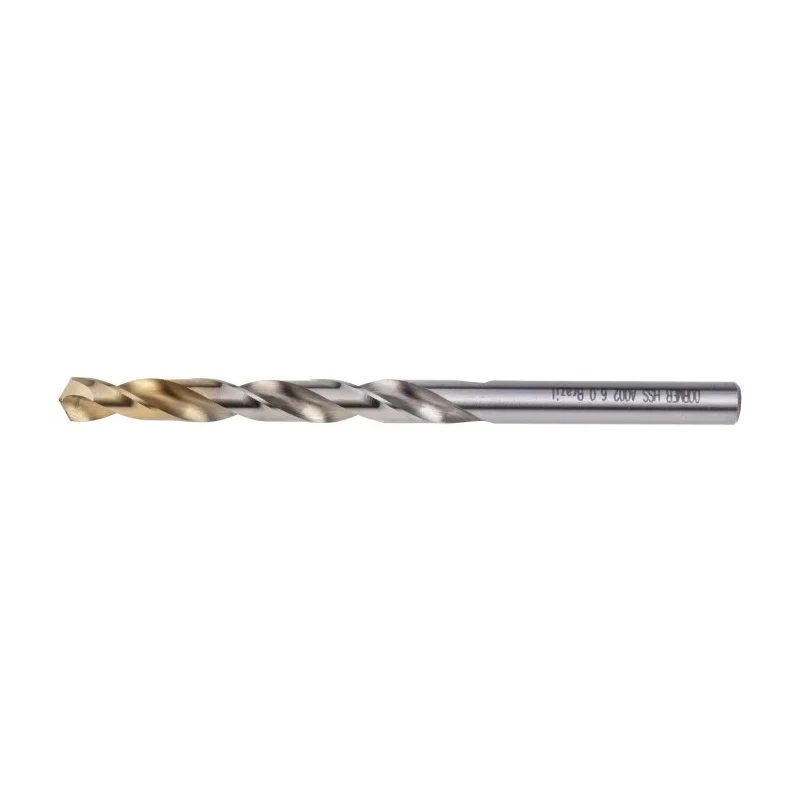 Dormer High Speed Steel TiN Coated Drill Bit 6mm Shank Size, 93mm Overall Length, 118° Drill Point Angle A0026.0